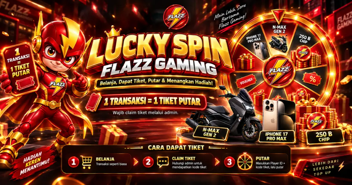 Top up Royal Dream di Flazz Gaming dapat tiket Lucky Spin