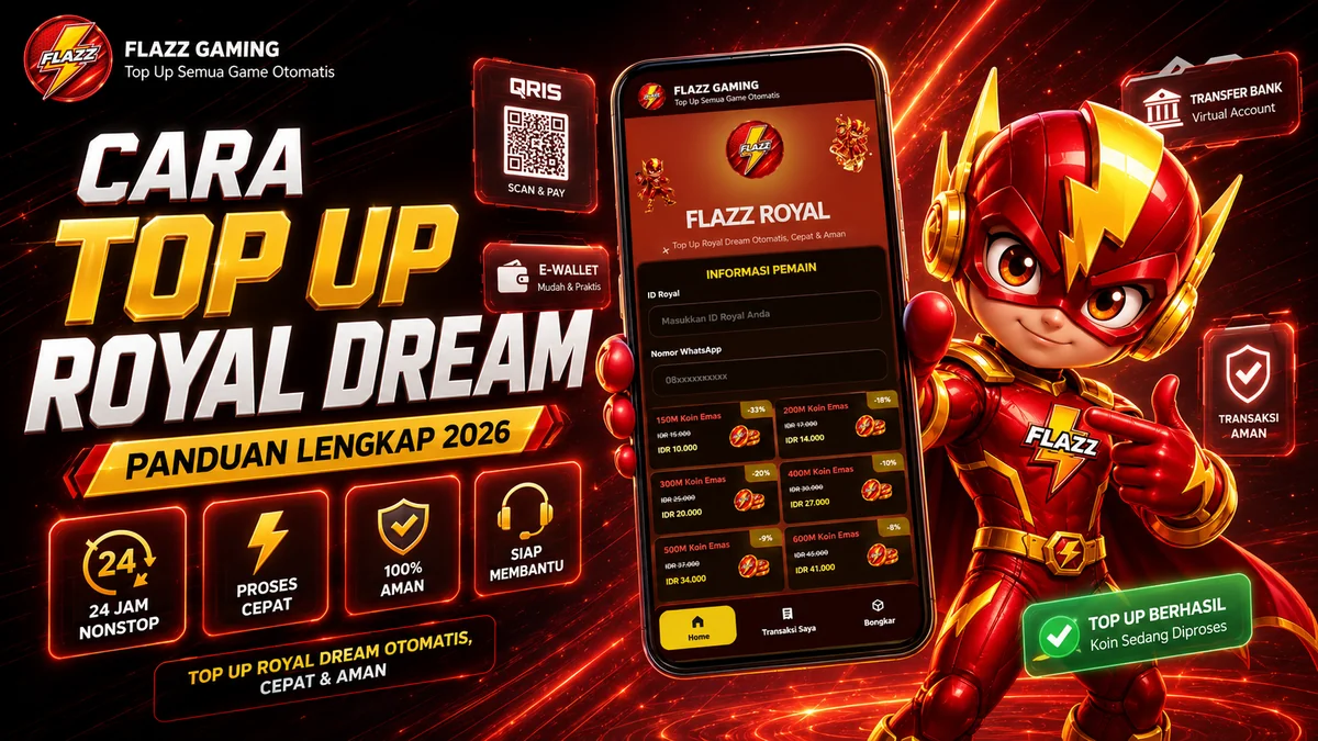 Top Up Royal Dream otomatis 24 jam di Flazz Gaming